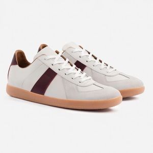 Beckett Simonon Morgen Trainers (GAT sneakers) - White/Grey/Red (11.5 US)